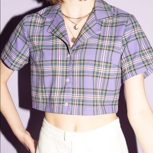 Purple Brandy Melville Vivian top (NWT)